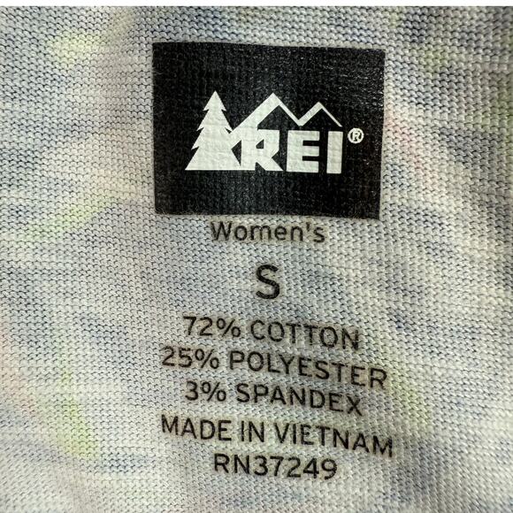 REI Active Dress Small Multicolor Swirl Print Travel Hiking Casual - Picture 3 of 8